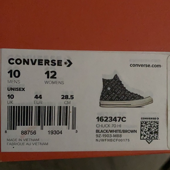 Converse Chuck 70 Hi Black Gore-Tex Waterproof - Picture 8 of 8